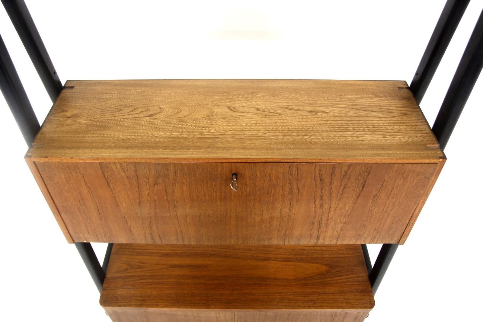 photo vintage Secrétaire scandinave en teck, Suède, années 1960