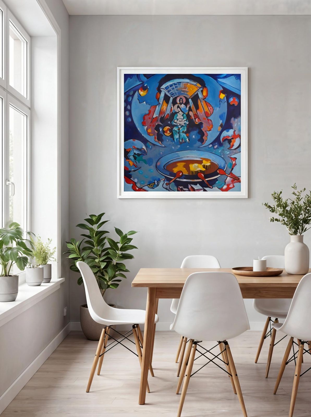 Honey Feast Of The Saviour. 1996. Oil On Canvas. 96/96 Cm photo buy