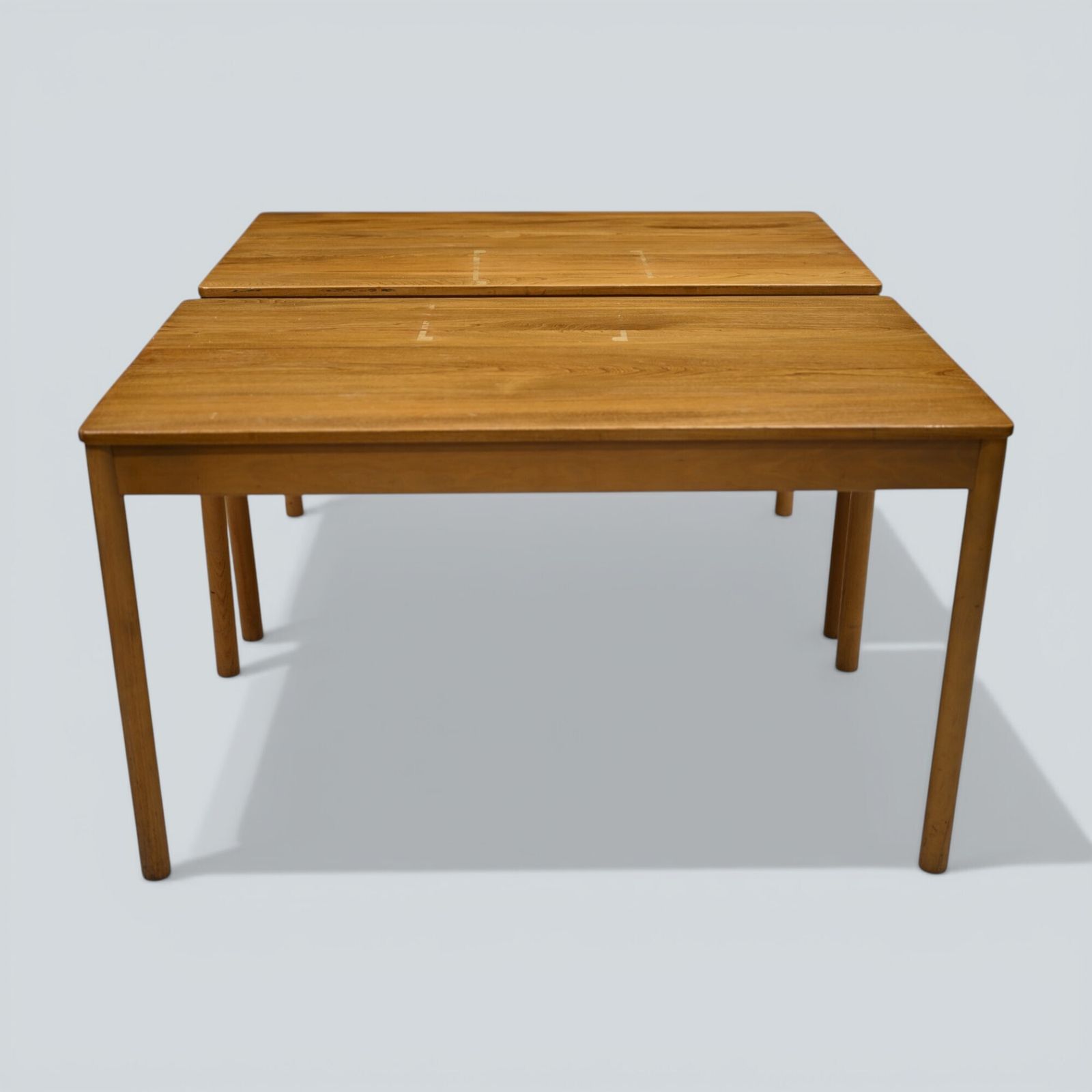 Ercol Dining Café Restaurant Table Elm Light Finish 2 Available Free Delivery photo furniture