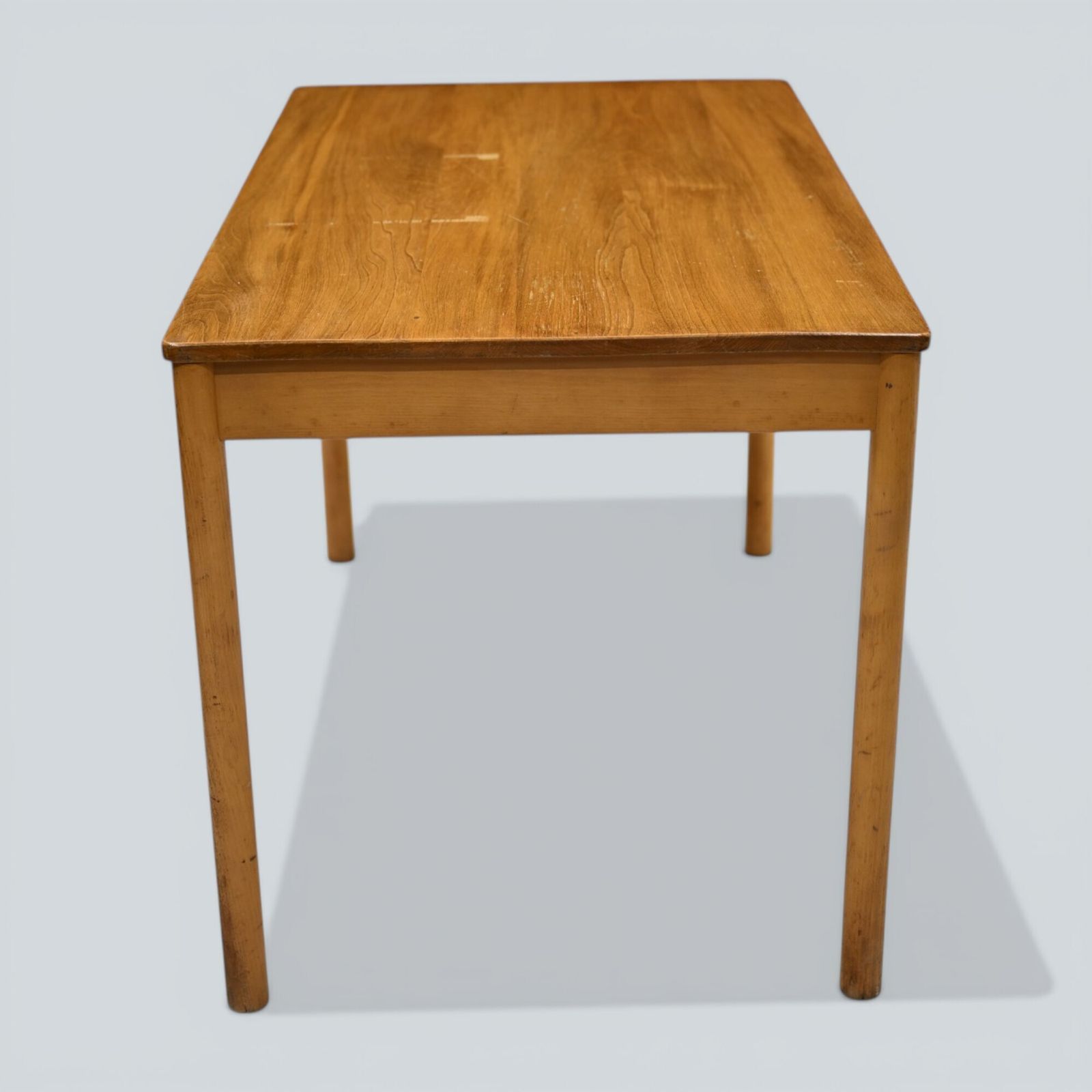 photo furniture Ercol Dining Café Restaurant Table Elm Light Finish 2 Available Free Delivery