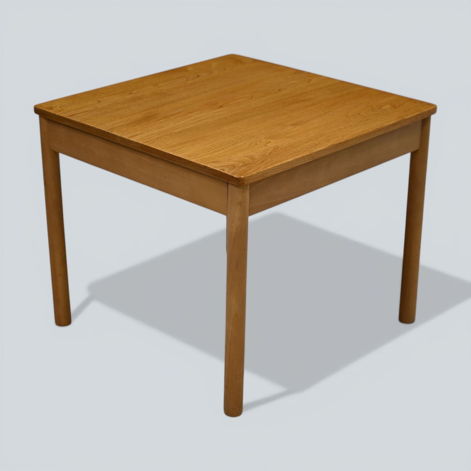 Ercol Side Coffee Supper Table Square Vintage Light Finish Free Uk Delivery photo Furniture