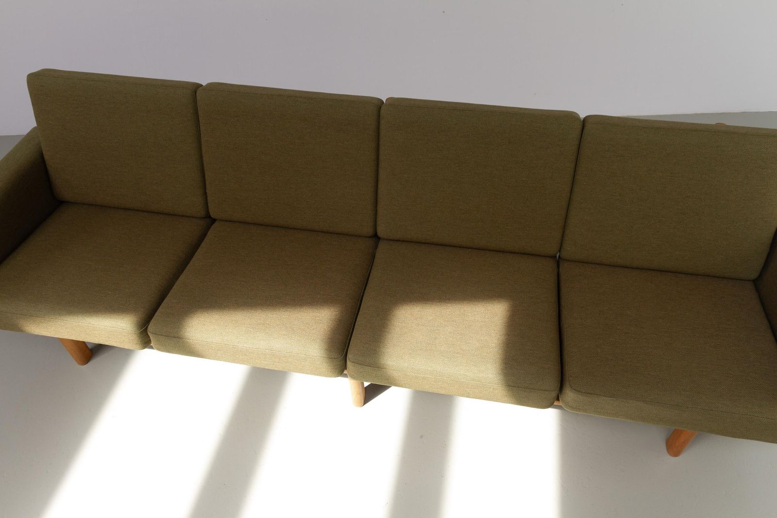 photo for sale Danish Modern Oak Sofa Ge 236/4 By Hans J. Wegner For Getama, 1960s.