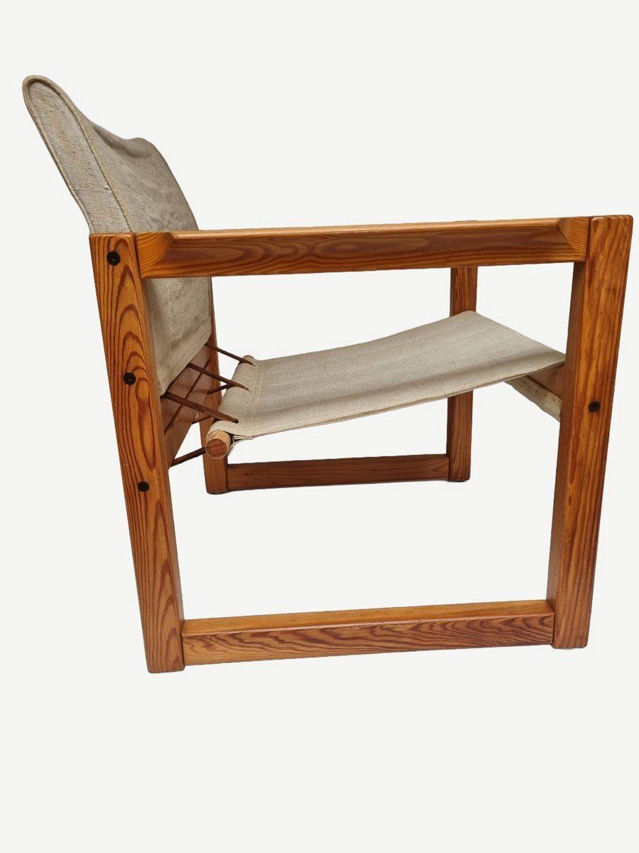 Furniture Diana Safari Chairs By Karin Mobring For Ikea, 1970s photo
