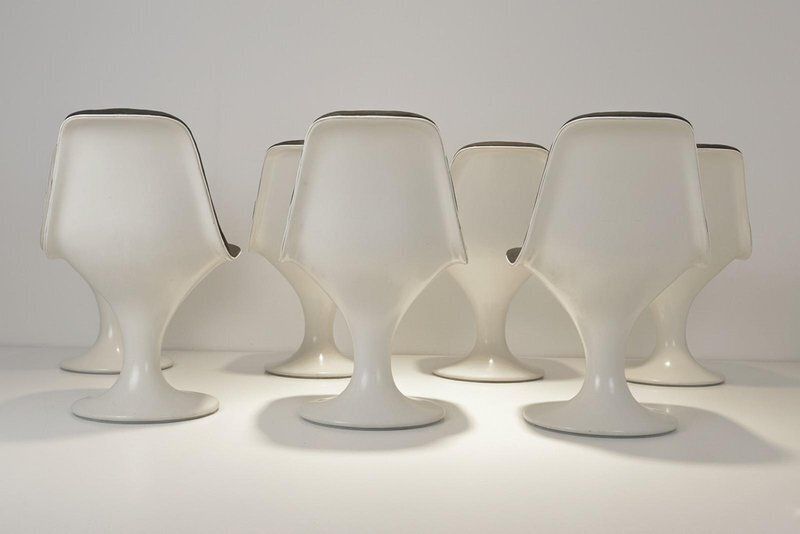 Swivel Chairs By Markus Farner + Walter Grunder For Vitra, 1965, Set Of 7 photo buy