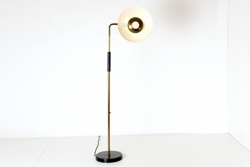 Monumental Floor Lamp By Pavel Smethana, Czechoslovakia, 1930 photo for sale