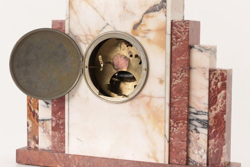 Ato Table Clock By Leon Hatot, France, 1925 photo vintage