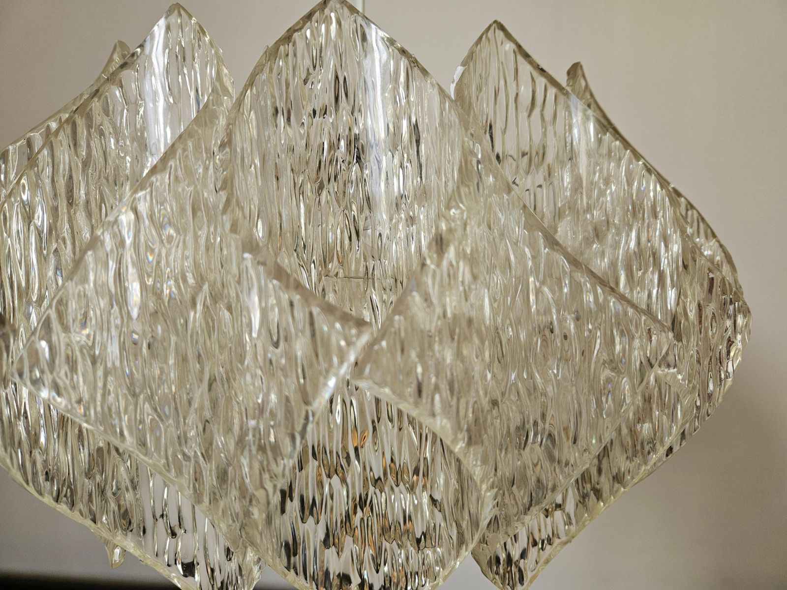 Zeldzame mid-century hanglamp, Duitsland, jaren 1970 photo Verlichting