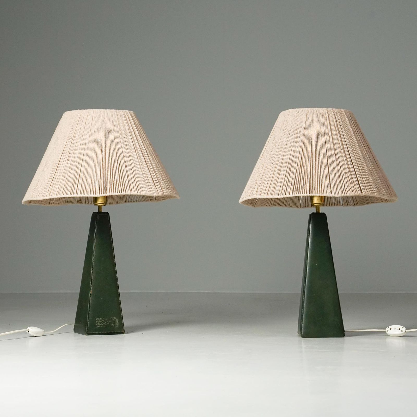 Pair Of Scandinavian Modern Table Lamps, Lisa Johansson Pape, Orno Oy, 1950/1960 photo furniture