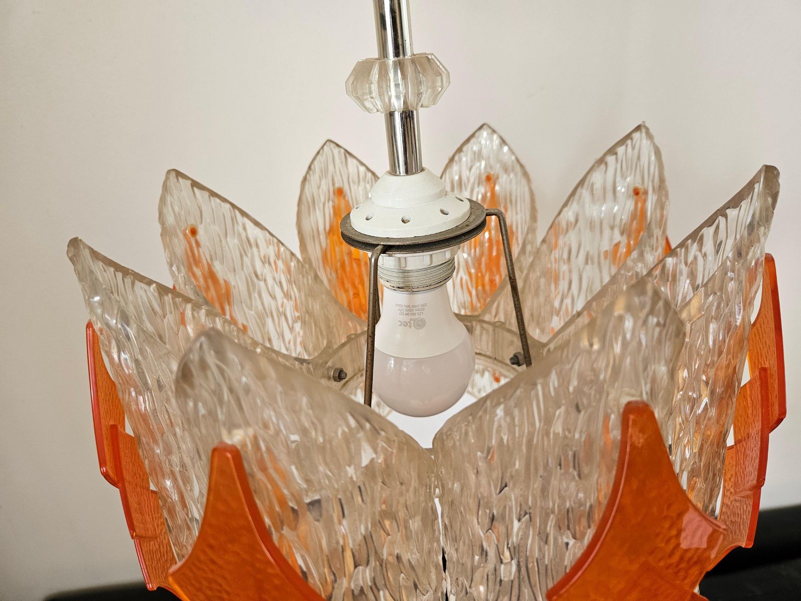 Rare Midcentury Pendant, Germany, 1970s photo 466.0