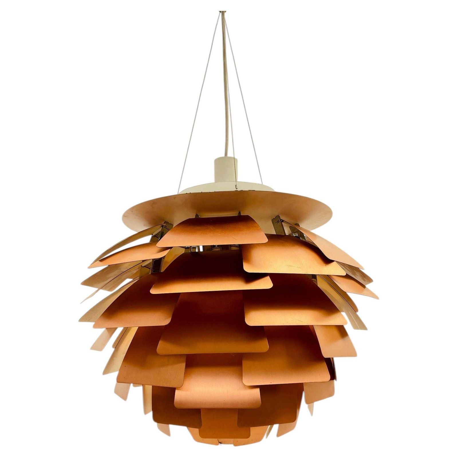 Large Copper Artichoke By Poul Henningsen For Louis Poulsen photo furniture