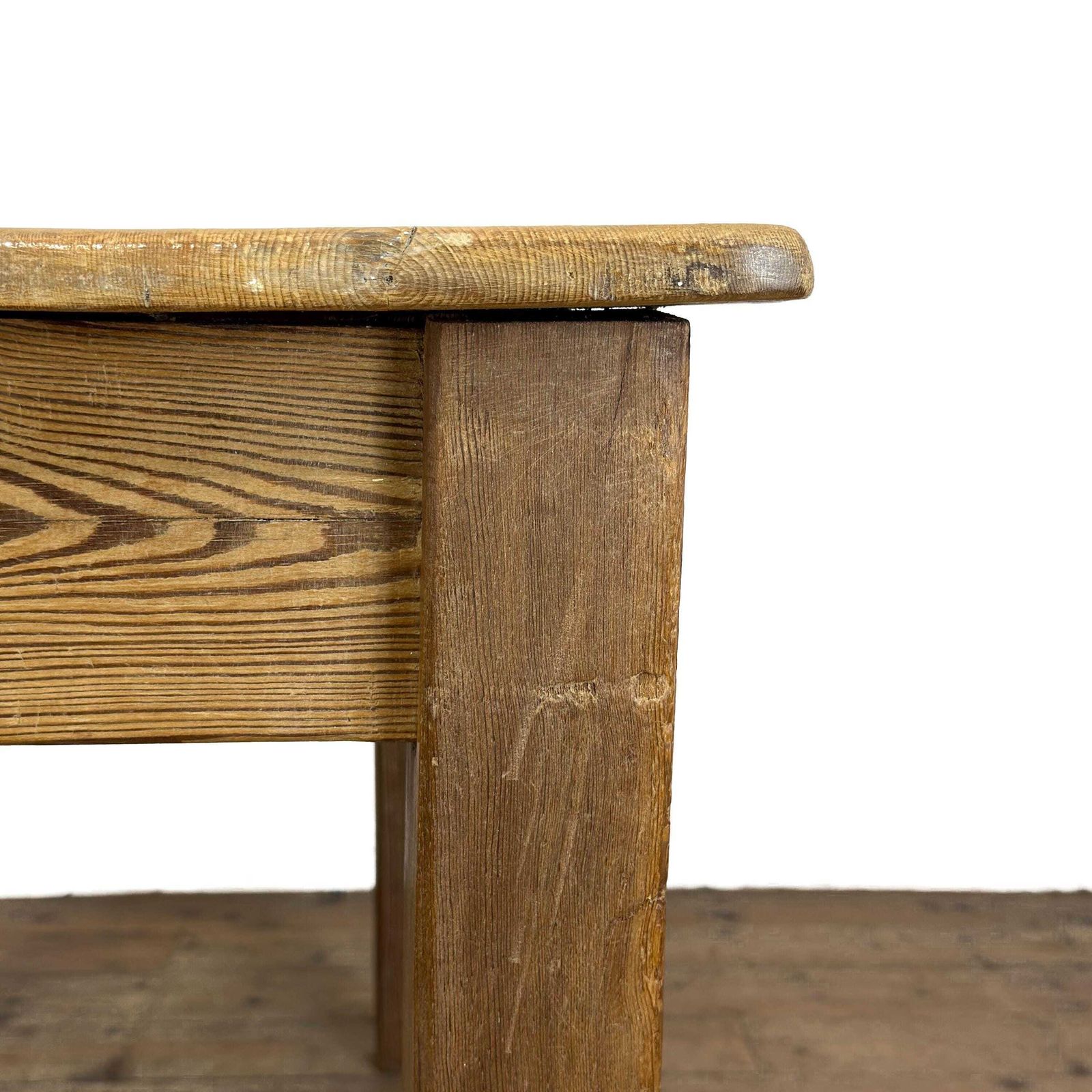 Antique Rustic Wooden Farmhouse Kitchen Table | Kitchen Table | Antique Dining Table | Antique Pine Tables photo 695.0