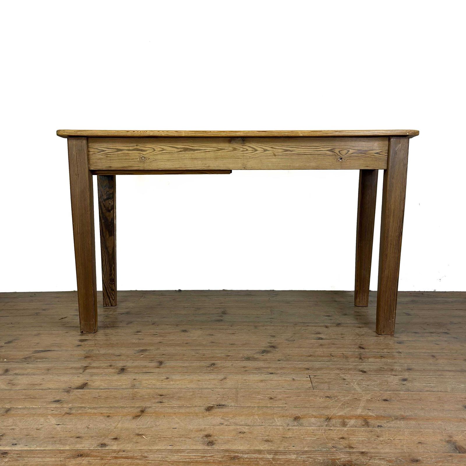 Antique Rustic Wooden Farmhouse Kitchen Table | Kitchen Table | Antique Dining Table | Antique Pine Tables photo vinterior