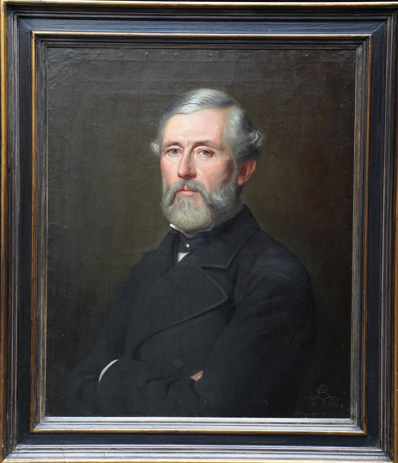 Portrait Of A Gentleman   British Victorian Art Male Portrait Oil Painting