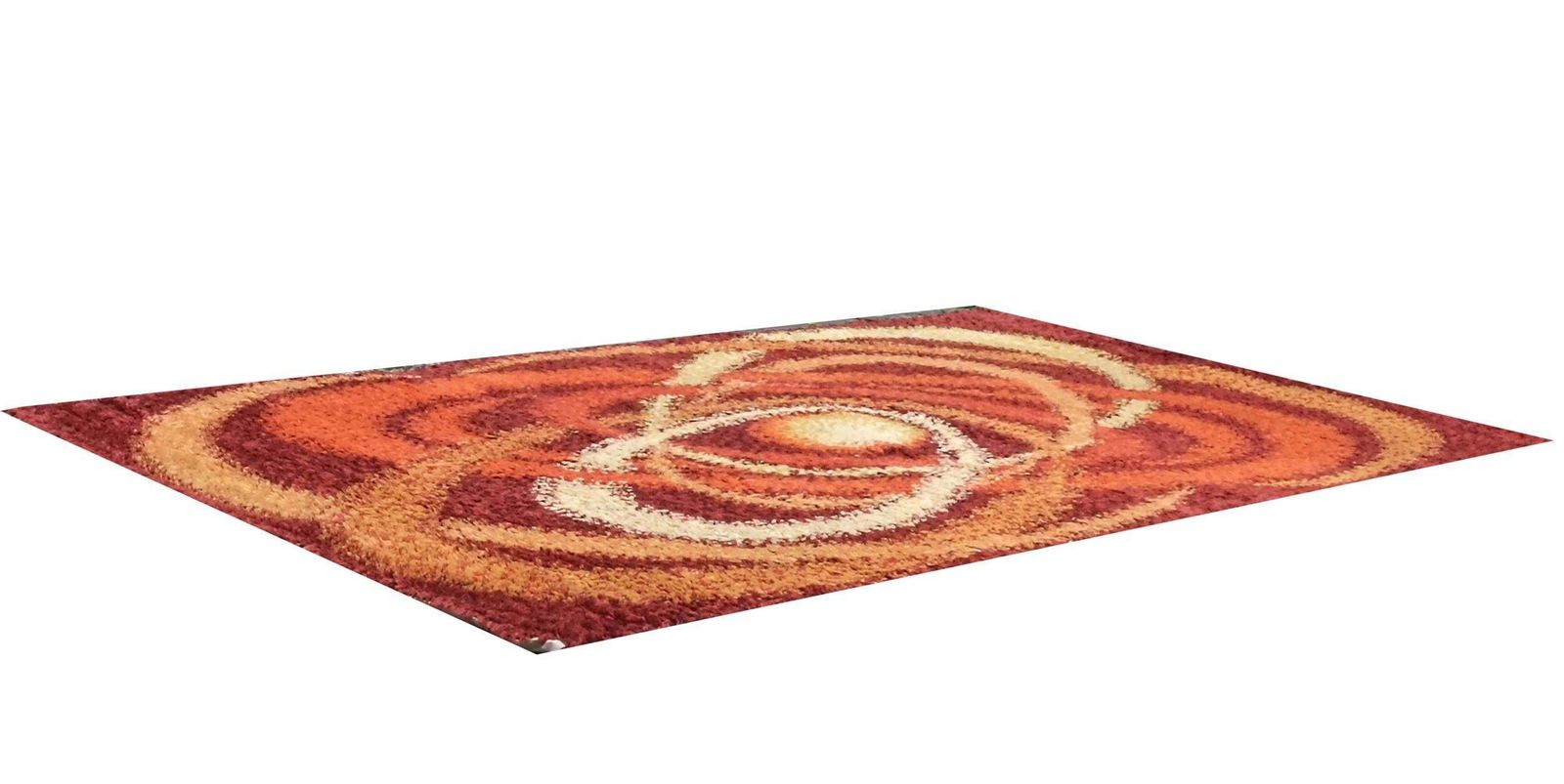 Samit Borgosesia Pure Wool Rug With Geometric Patterns, Mod. Iris, 1970 photo Textiles