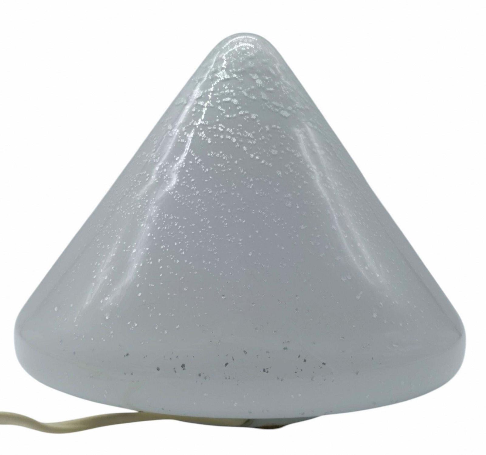 Murano Glass Cone Shaped Table Lamp, Italy 1980s photo furniture