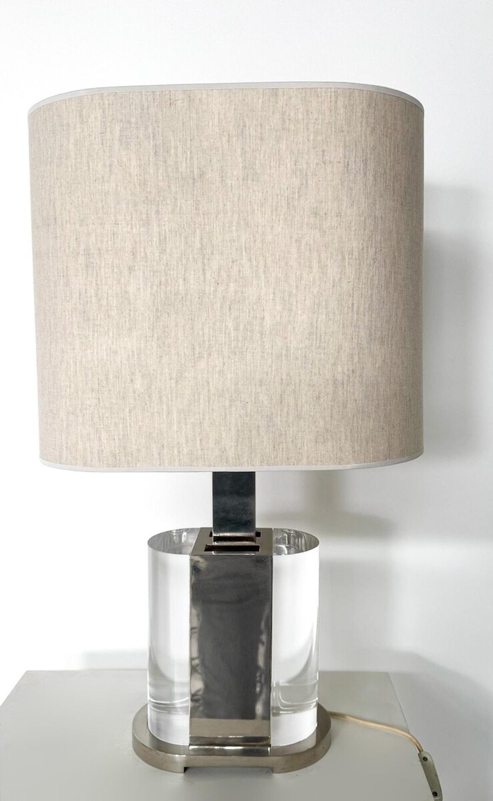 Table Lamp Bauletto By Gabriela Crespi, Italy, 1973   Signed photo vinterior