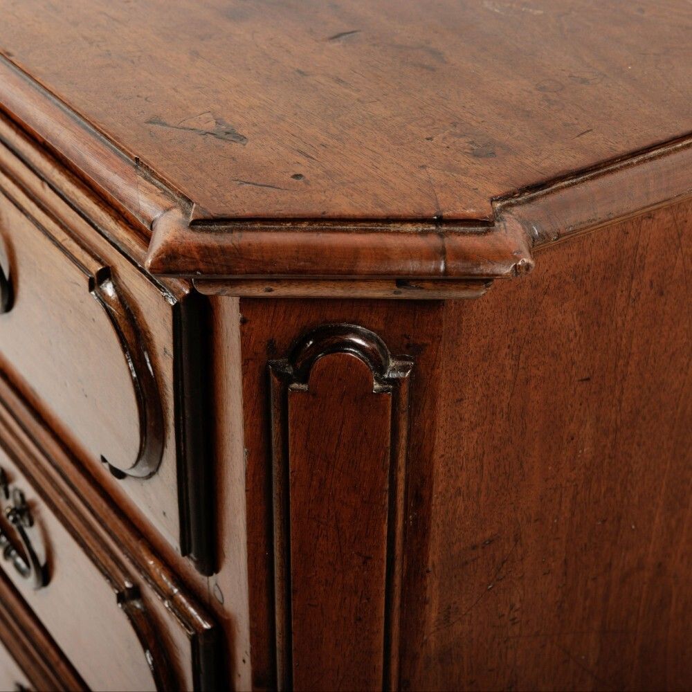 2800.0 18th Century Walnut Italian Chest Of Drawers photo