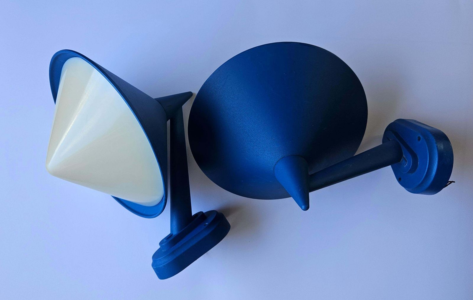 Pair Of Midcentury Wall Lamps In Style Of Svea Winkler, Italy, 1970s photo vinterior