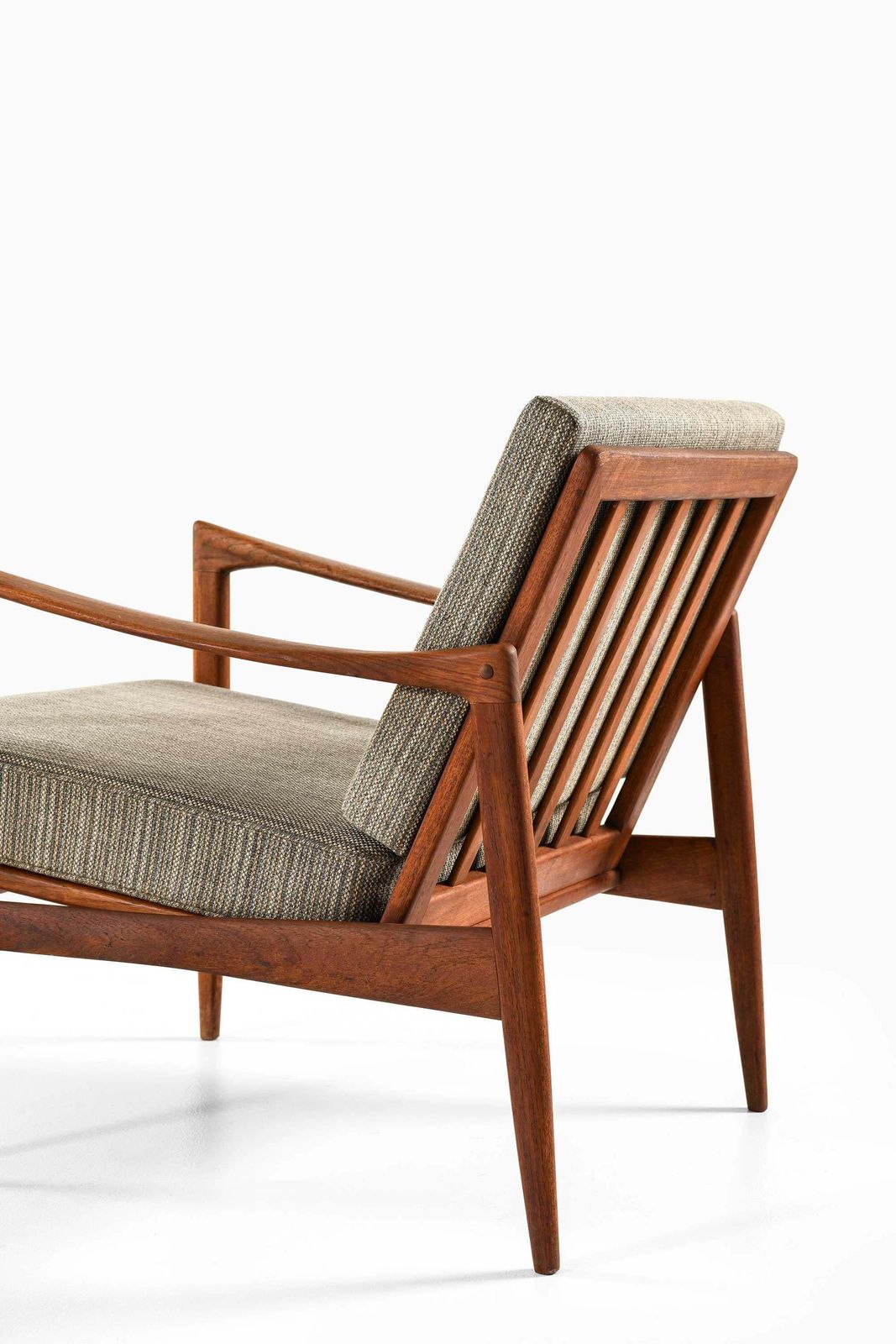 Pair Of Kandidaten Teak Easy Chairs By Ib Kofod Larsen, 1950s photo for sale