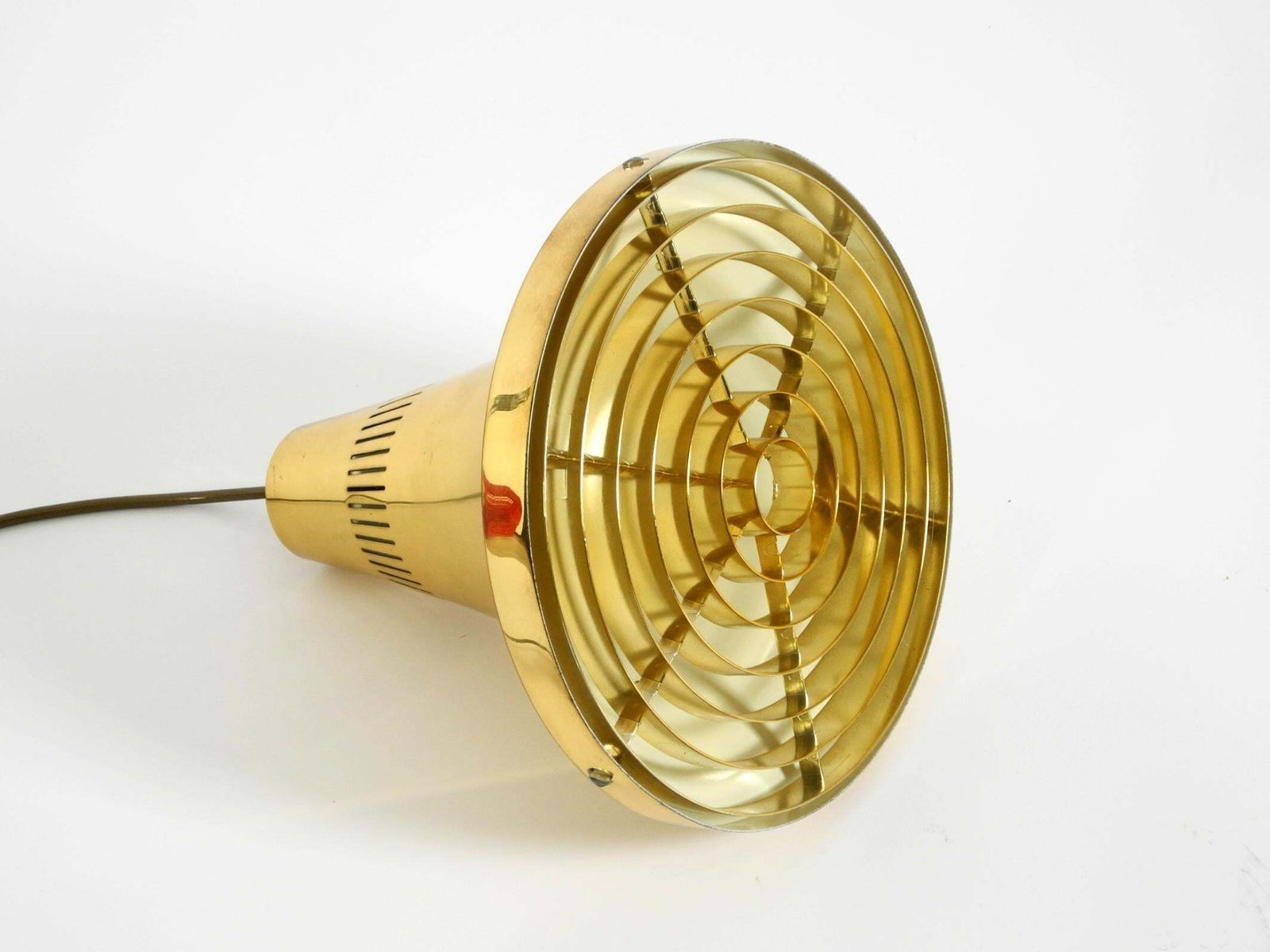 1156.0 Hans Agne Jakobsson messing hanglamp, model T 598, Markaryd, Zweden, jaren 1960 photo