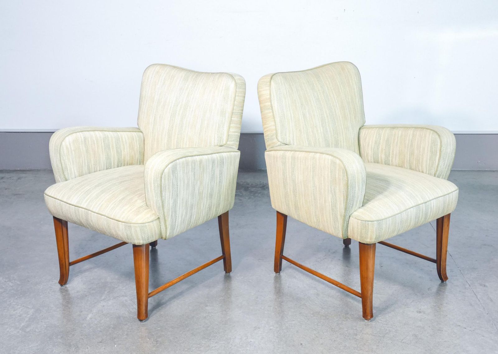 Pair Of Lounge Armchairs With Armrests, Design Pier Luigi Colli. 1950s photo 1321.0