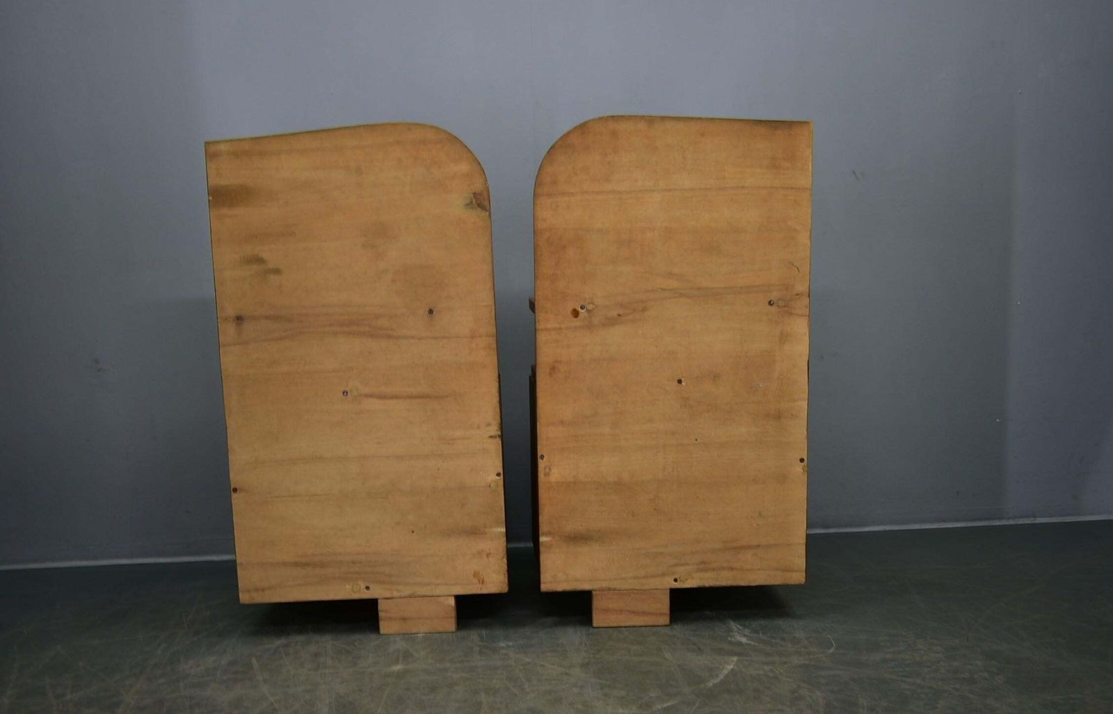 photo buy 1932s Pair Of Art Deco Bedside Tables, Czechoslovakia