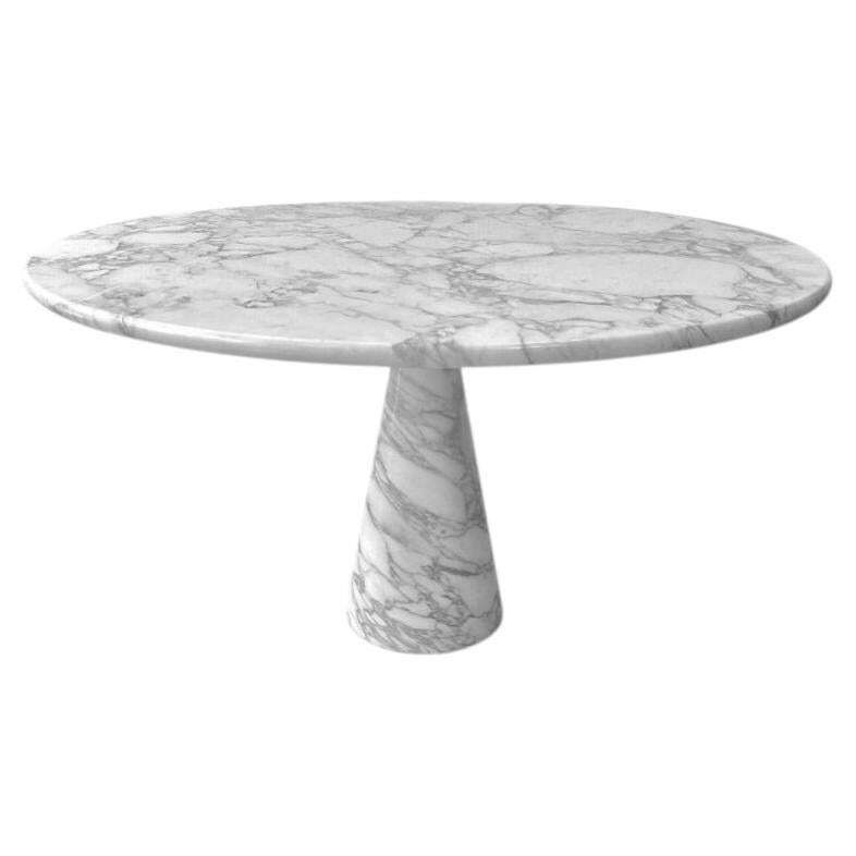 Angelo Mangiarotti M1 Arabescato Marble Dining Table By Skipper, Italy Ca. 1969