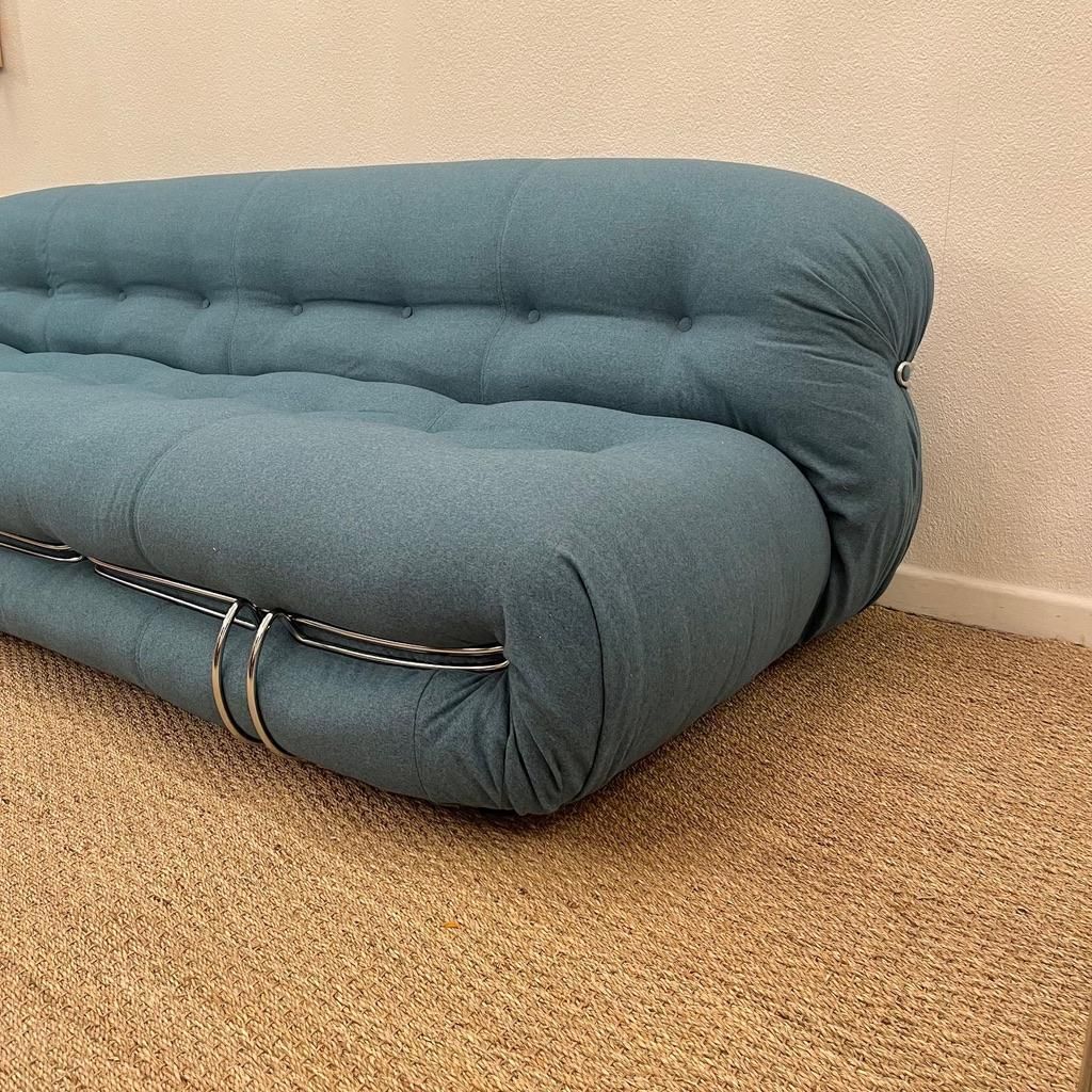 photo vintage Vintage Xl Sofa Soriana By Afra & Tobia Scarpa Produced By Cassina, Italy 1970s