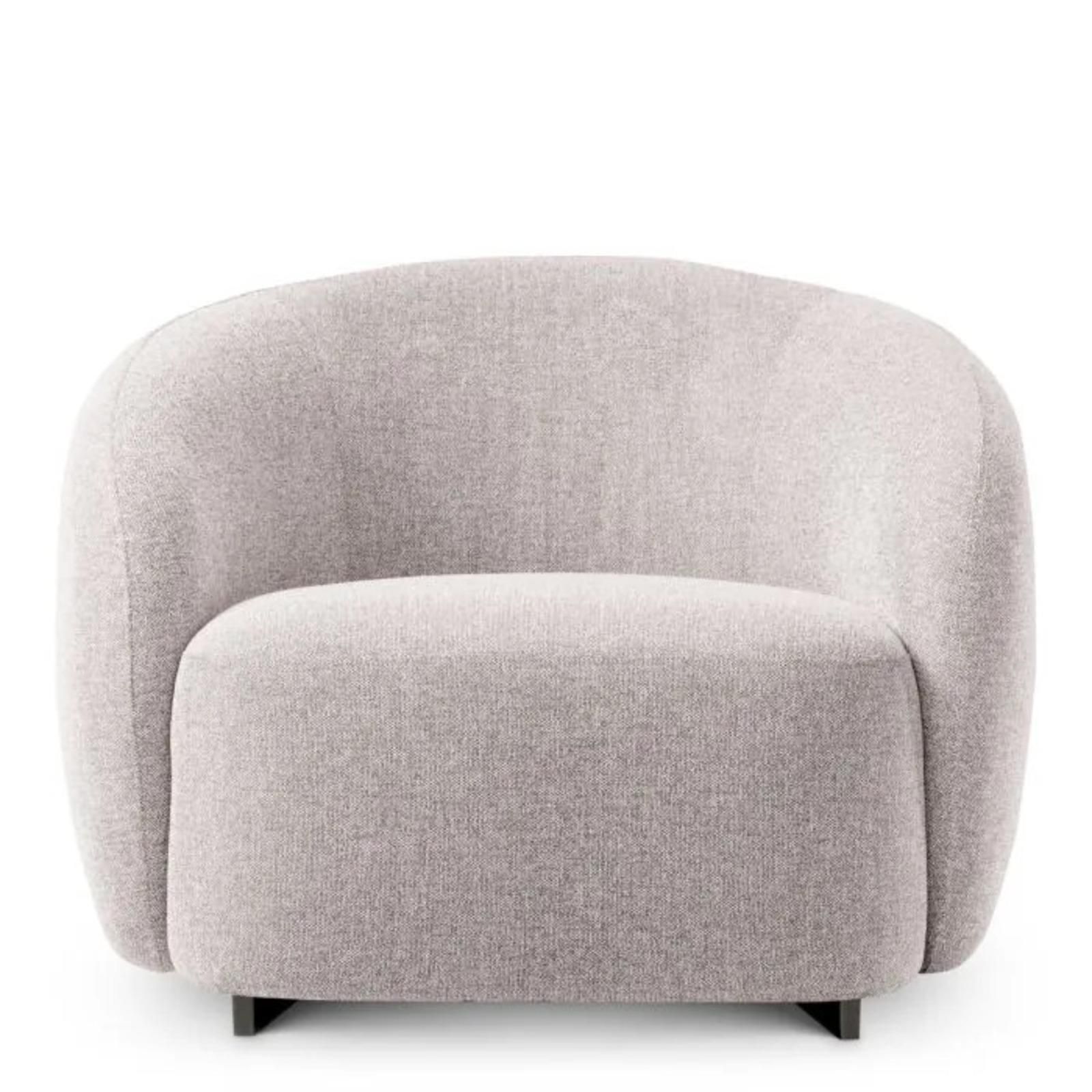 Pair Of Contemporary Outdoor Armchair Mauritius Light Grey Acrylic photo furniture