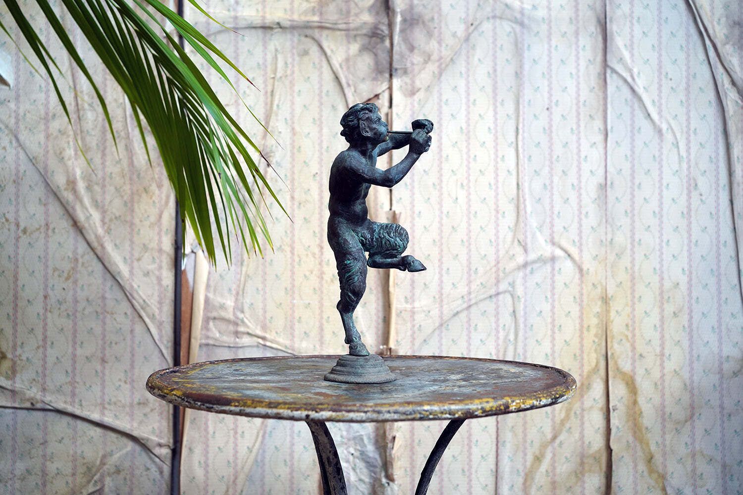 An Early 20thc Bronze Figure Of A Dancing Satyr Or Pan C.1900 20 photo for sale