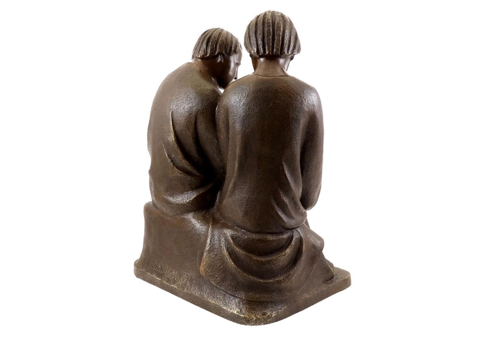photo furniture Reading Monks Sculpture In Bronze, 20th Century, Art Deco