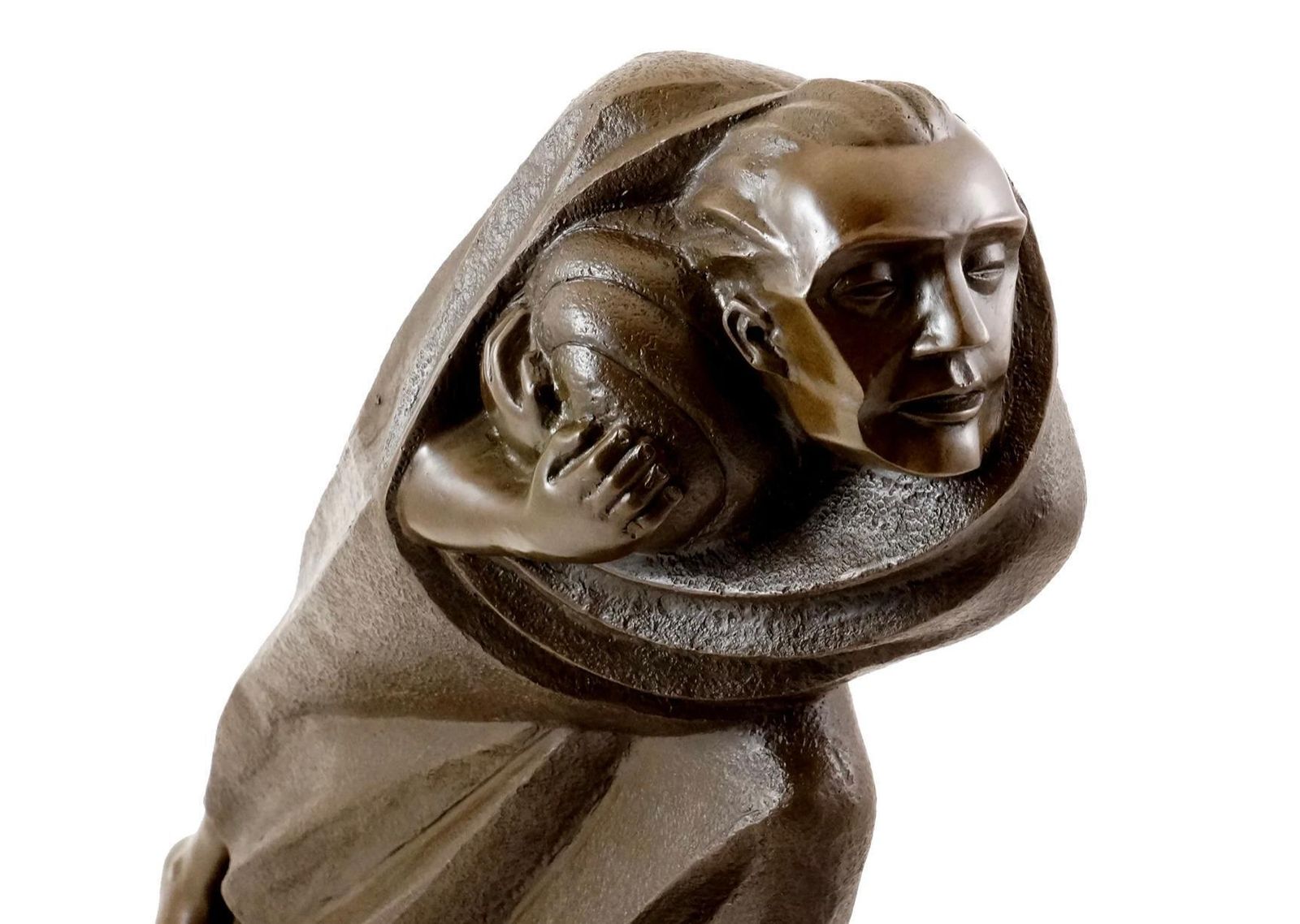 Figurative Sculpture In Bronze, 20th Century, Art Deco Style photo vintage
