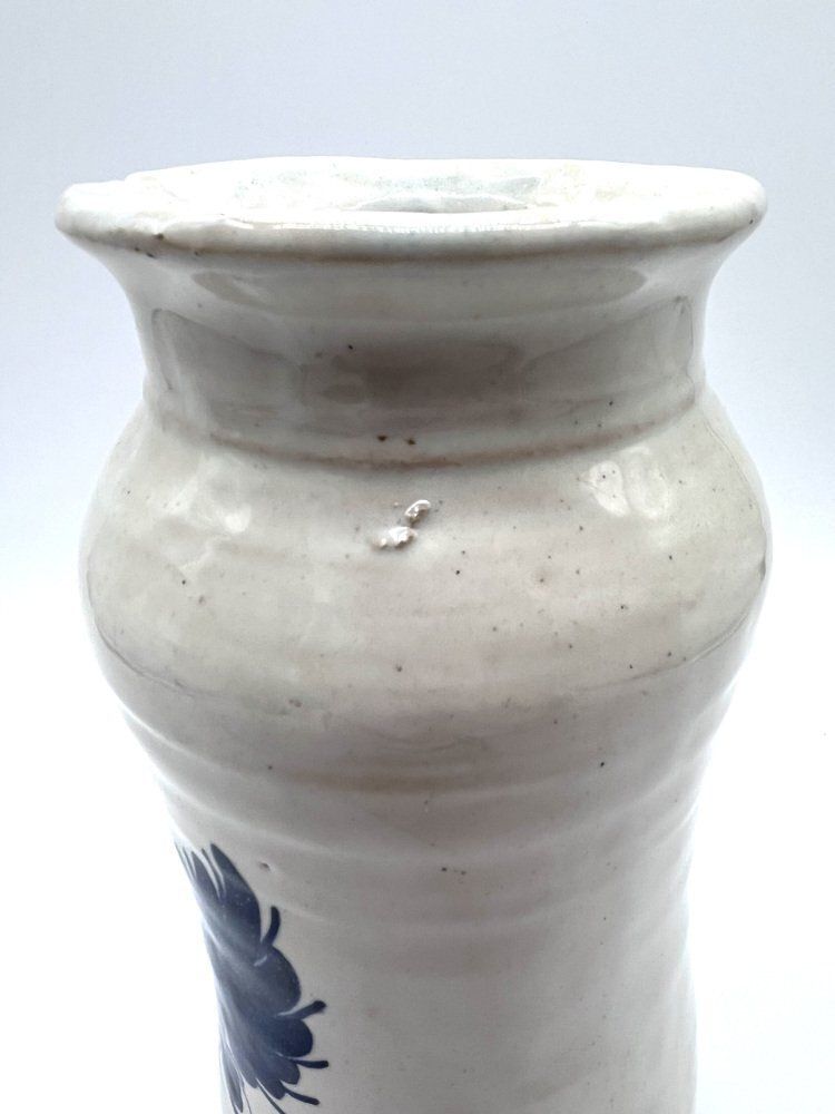 Antique Historicism Majolica Apothecary Vase, Faenza, Italy, 1900s photo furniture