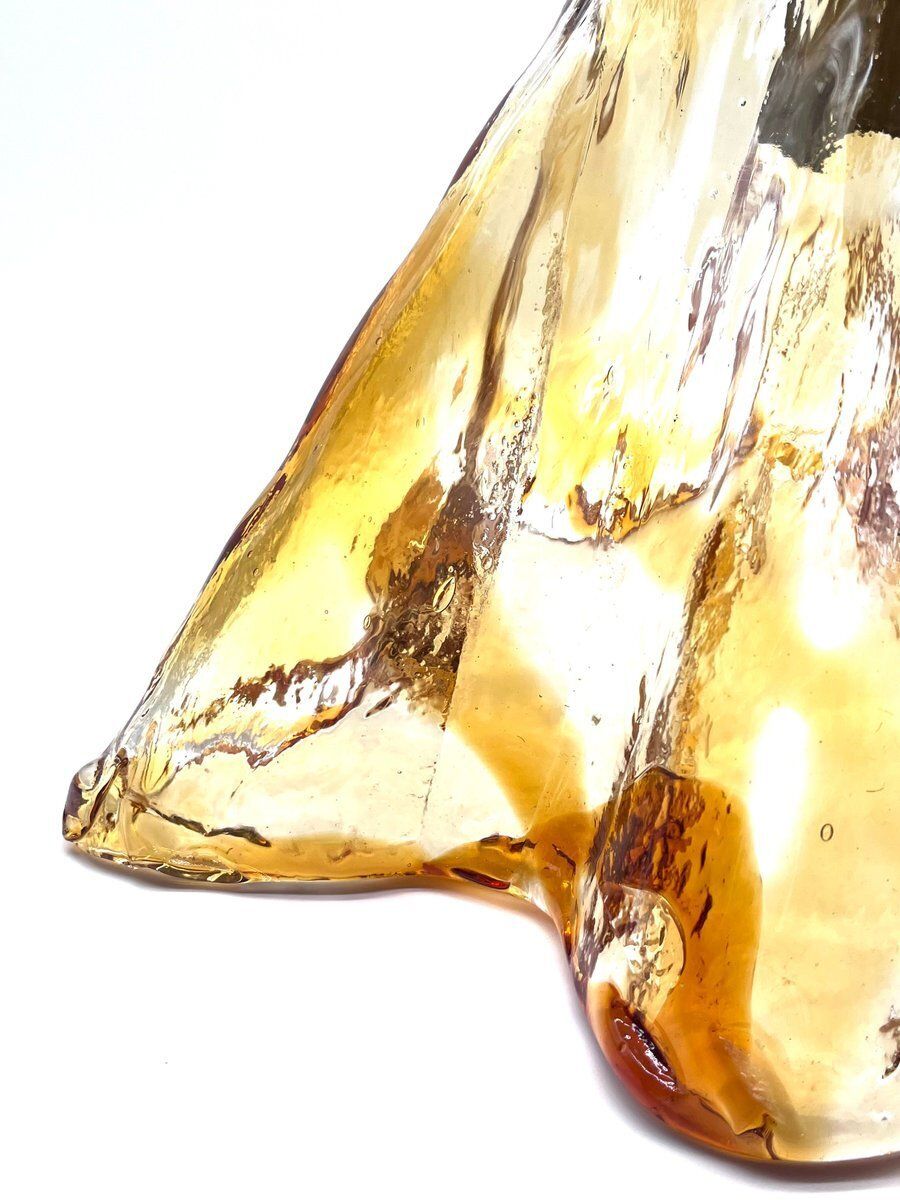 photo for sale Large Murano Glass Fazzoletto Pendant Lamp, 1970s