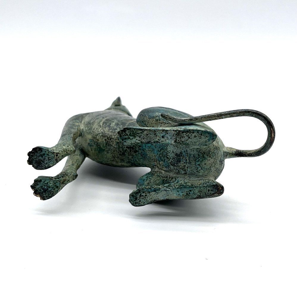 1902.0 Art Deco Bronze Greyhound Sculptures By Jules Edmond Masson, France, 1930 photo