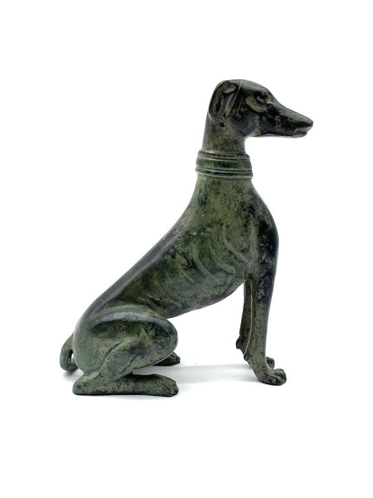 photo vinterior Art Deco Bronze Greyhound Sculptures By Jules Edmond Masson, France, 1930
