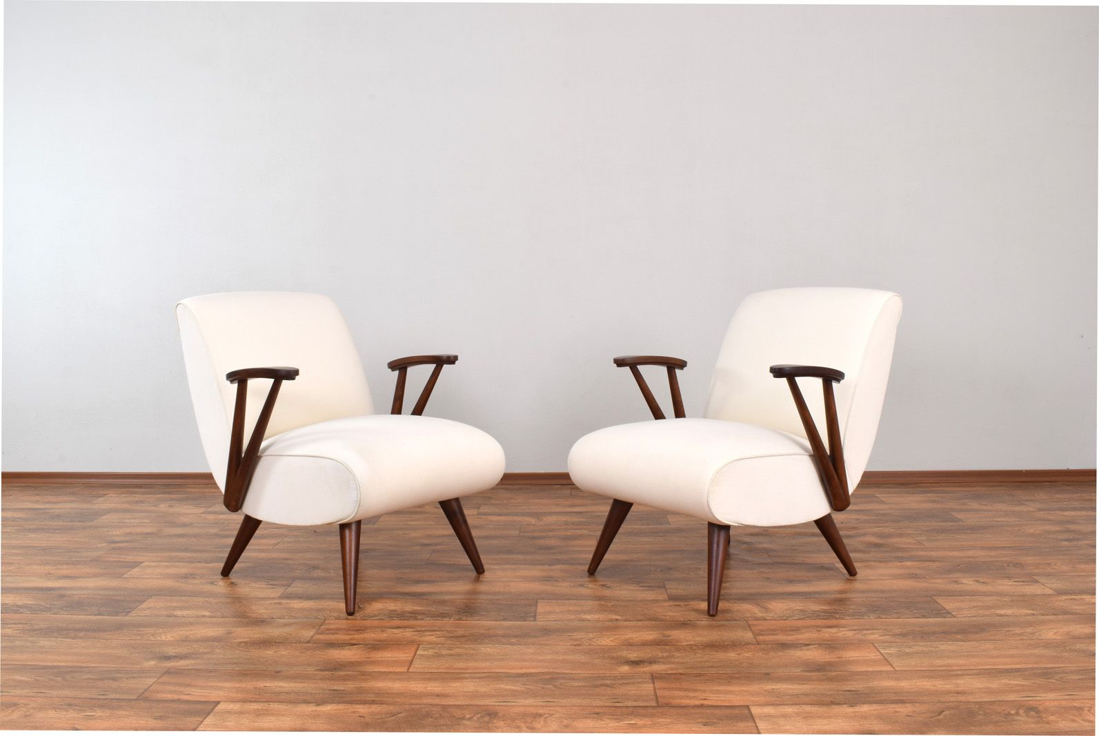Mid Century Modular Polish Armchairs, 1960s, Set Of 2