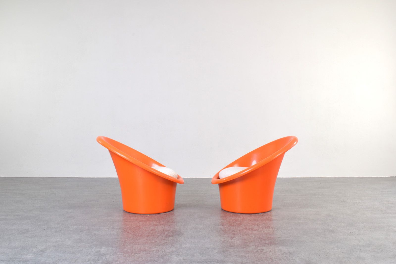 Skopa Lounge Chairs By Ole Gjerløv Knudsen & Torben Lind For Ikea, 1970s, Set Of 2 photo for sale