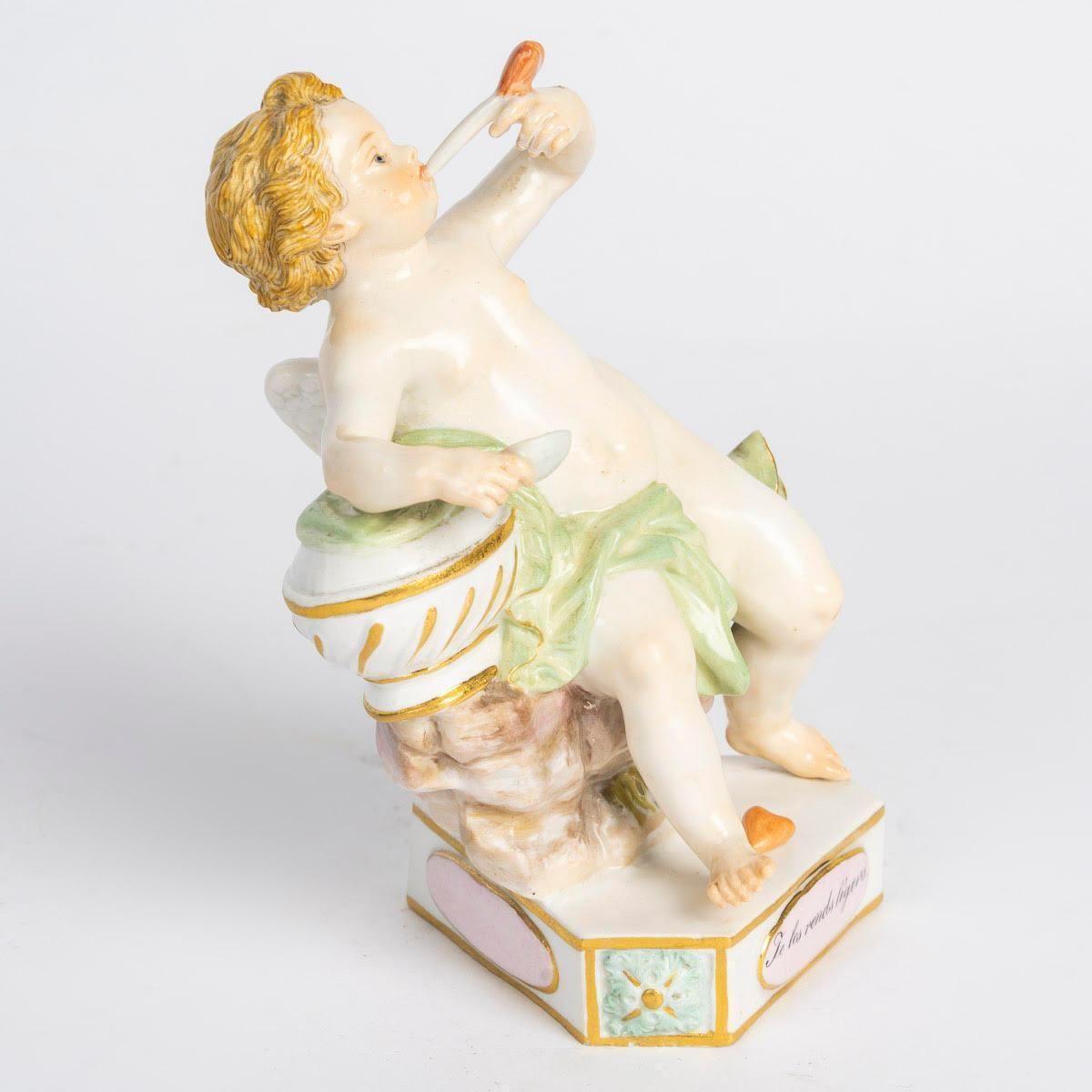 Meissen Porcelain Sculpture, 19th Century, Napoleon III Period. photo for sale