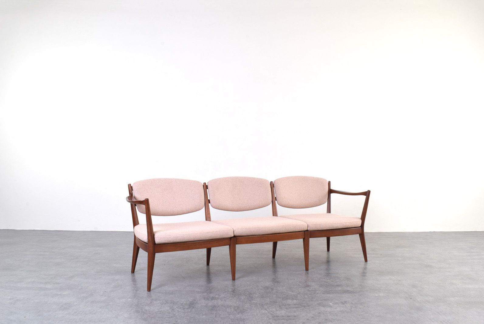 Norwegian Teak Sofa By Fredrik A. Kayser & Adolf Relling For Arnestad Bruk, 1950s photo furniture