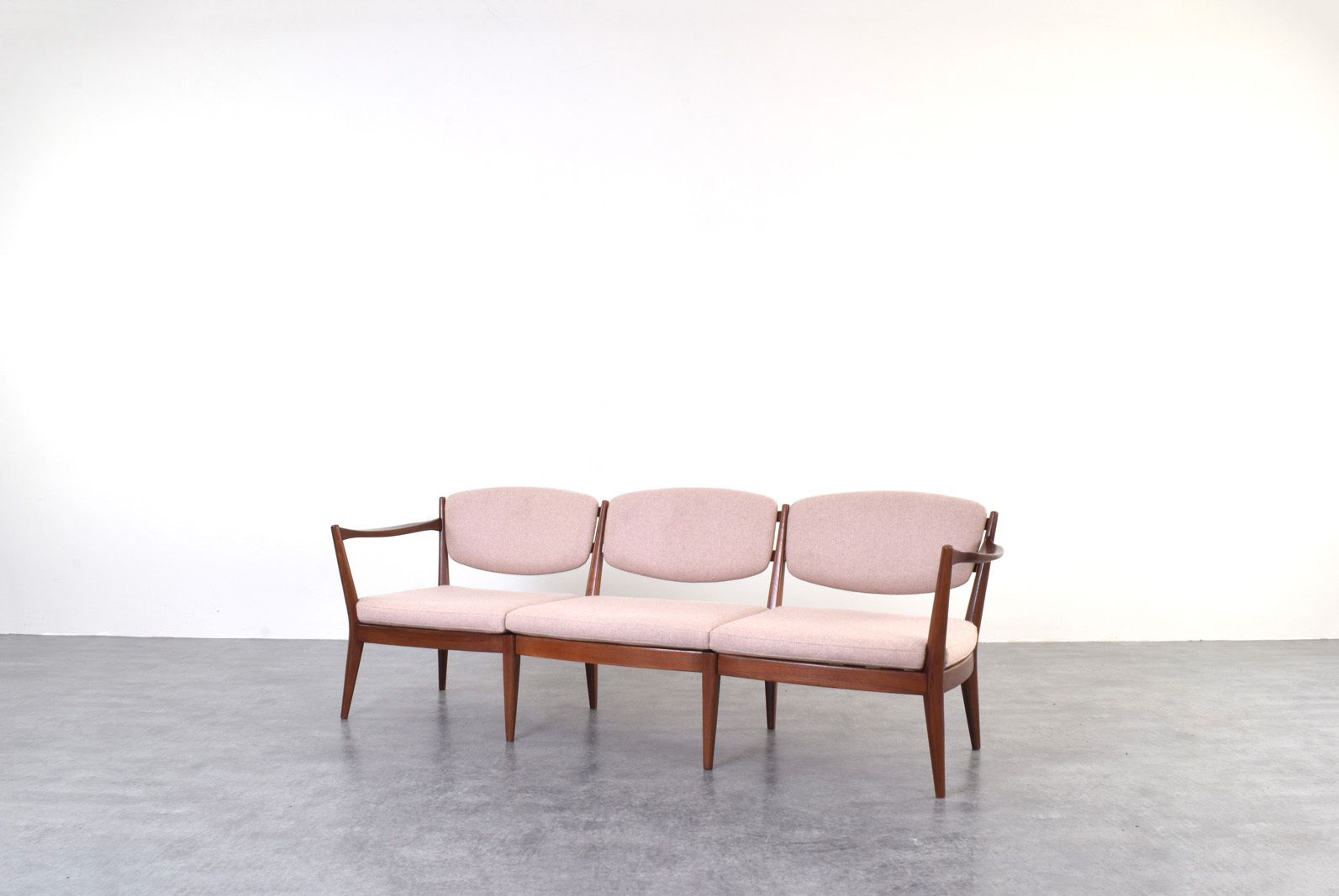 Norwegian Teak Sofa By Fredrik A. Kayser & Adolf Relling For Arnestad Bruk, 1950s photo for sale