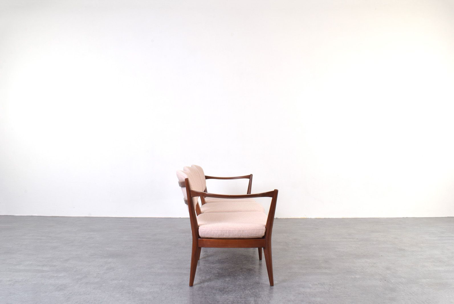 Norwegian Teak Sofa By Fredrik A. Kayser & Adolf Relling For Arnestad Bruk, 1950s photo Furniture