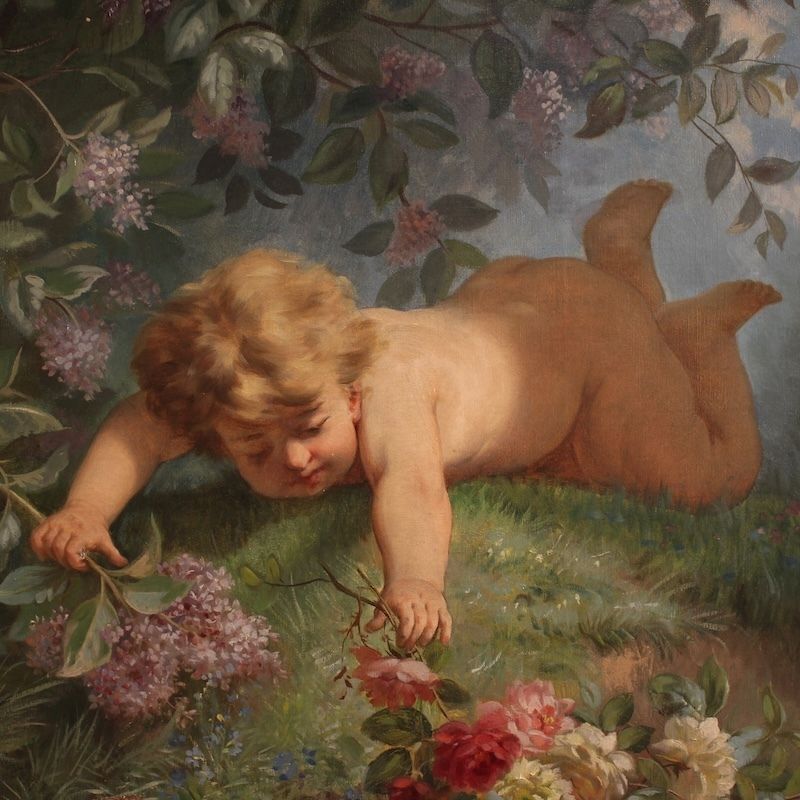 photo furniture Peinture italienne Le Printemps, XIXe siècle