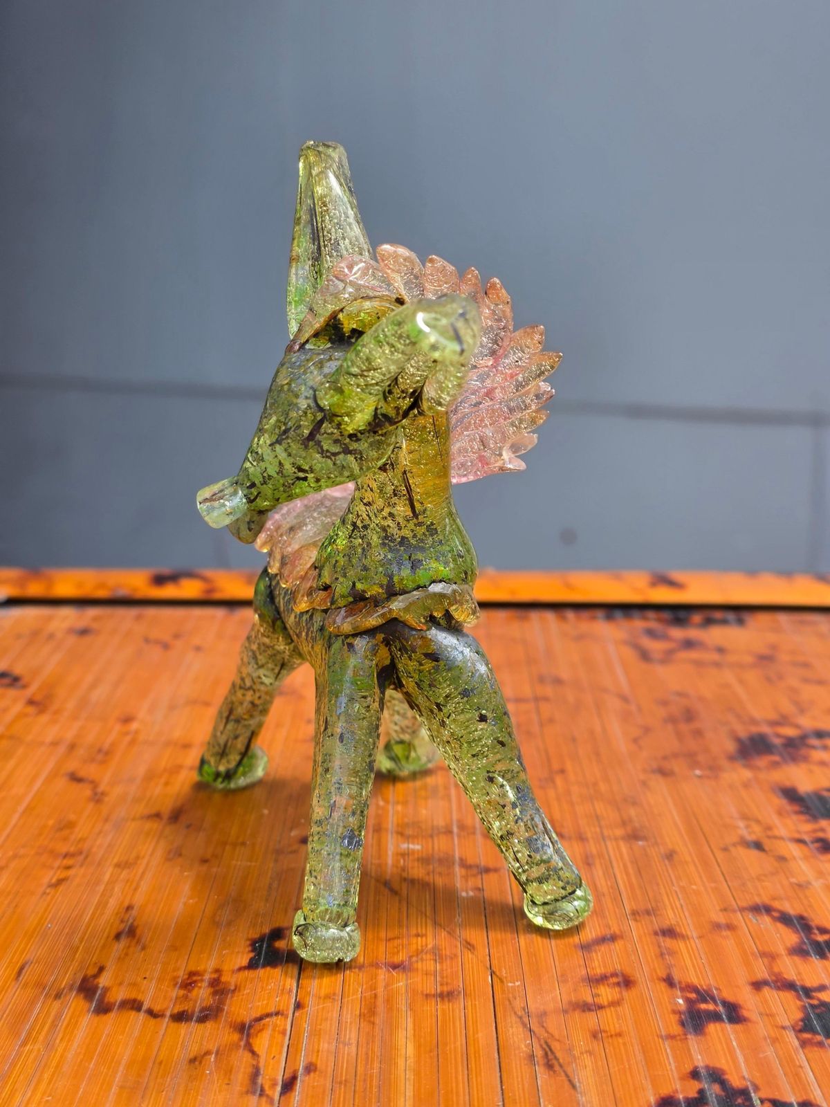 Murano Glass Sculpture Pulegoso 1930 Art Deco Donkey Martinuzzi photo furniture