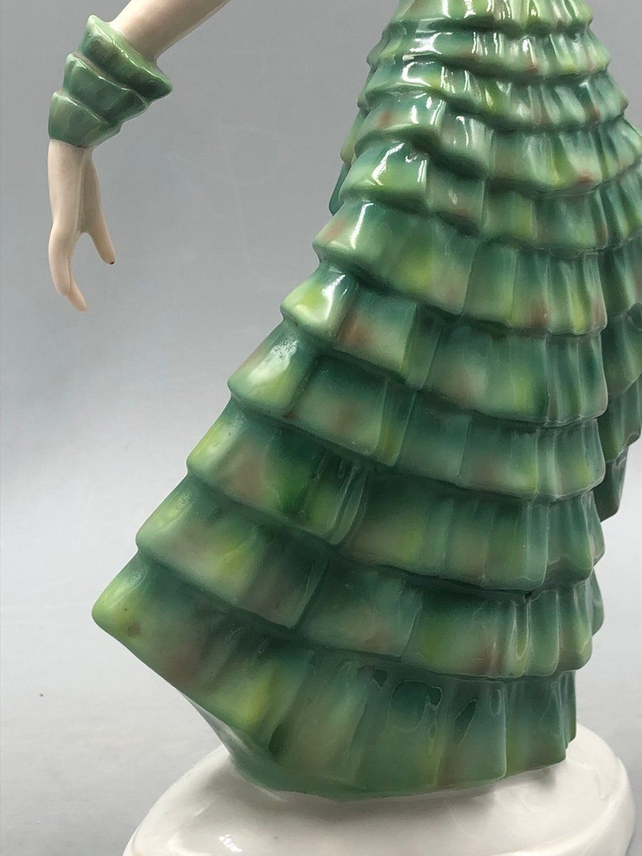 photo for sale Art Deco Porcelain Dancer From Fasold & S Tauch