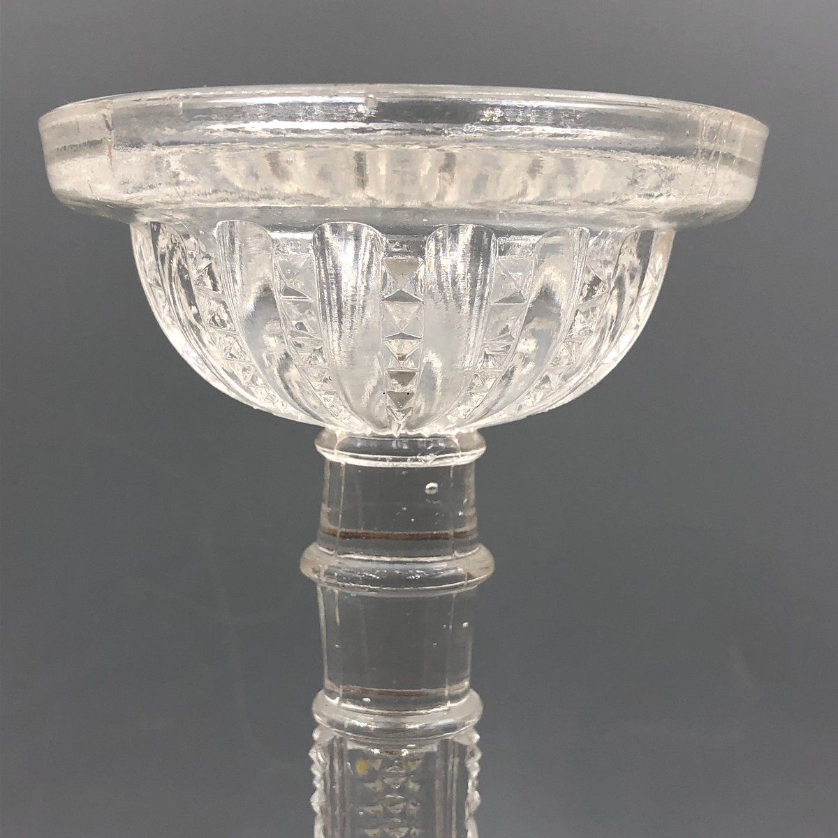 photo for sale Candlesticks In Pressed Glass From Streit, Germany, 1930s, Set Of 2