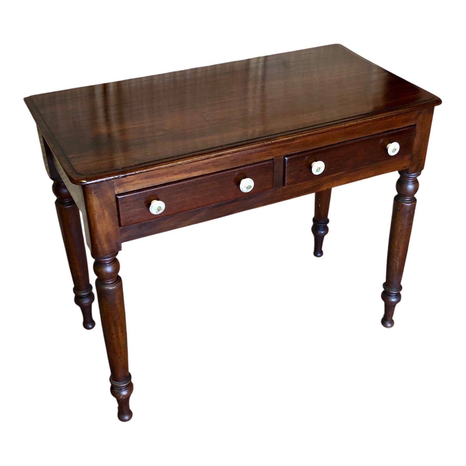 Antique Mahogany Hall Or Writing Table photo 329.0