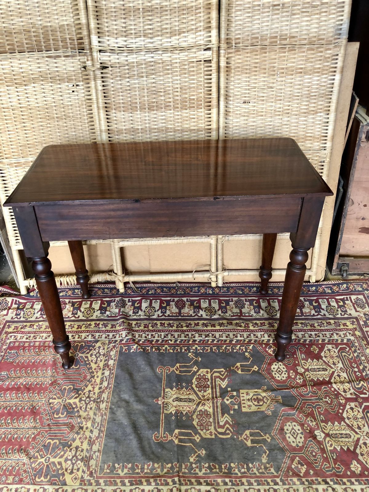 photo furniture Antique Mahogany Hall Or Writing Table