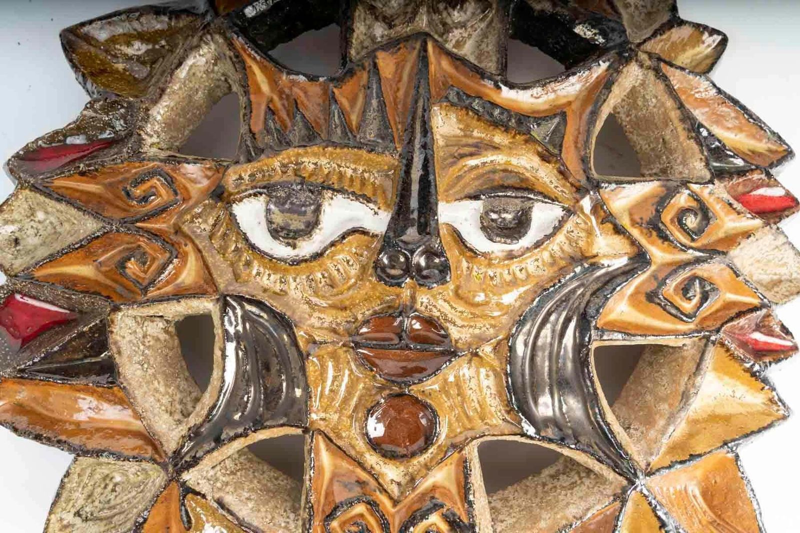 Zobel Ceramic, The Sun, 20th Century. photo furniture