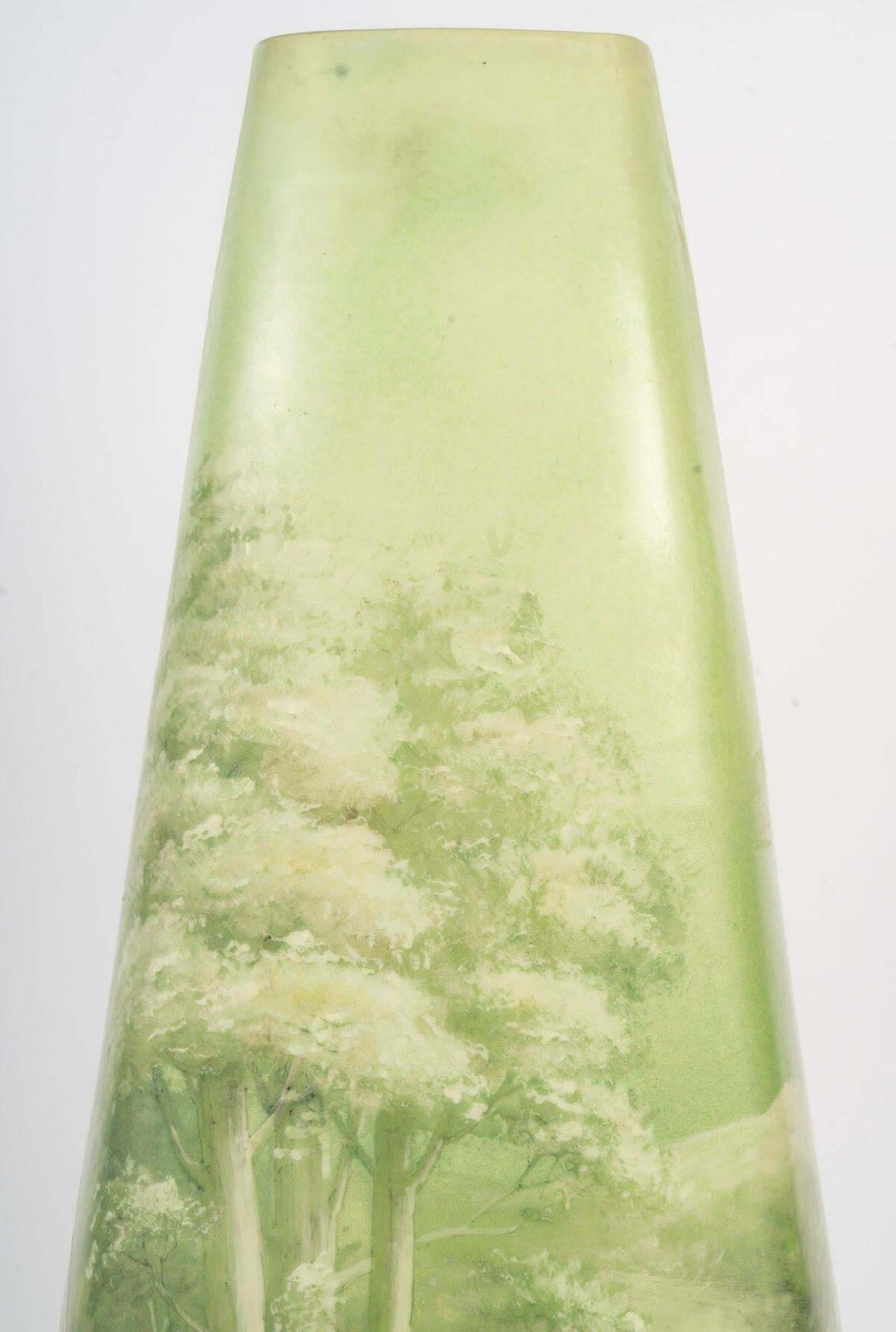 Large Earthenware Vase By Delphin Massier, Decorated By Jean Narbonne D'honoré. photo Home Decor